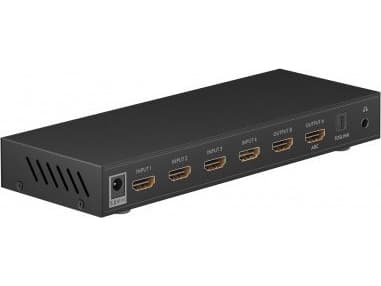 Goobay HDMI-matrisomkopplare 4 till 2 (4K @ 30 Hz)