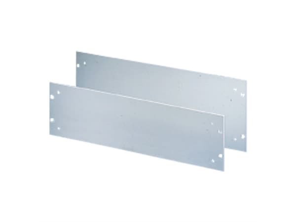 SCHROFF SCHROFF 19 frontpanel med håndtakshull, 4 HU, 3 mm, Al, eloksert, rå kanter