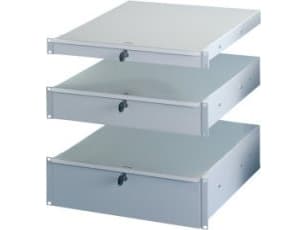 SCHROFF SCHROFF skuff 19, 3 HU, eloksert frontpanel