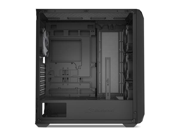 Sharkoon AK3 RGB, Midi Tower, PC, Sort, ATX, Micro ATX, Mini-ITX, Multi, PC-kabinettvifte
