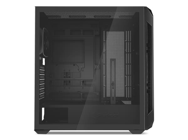 Sharkoon AK5M RGB, Midi Tower, PC, Svart, ATX, micro ATX, Mini-ITX, Multi, Fall fläktar
