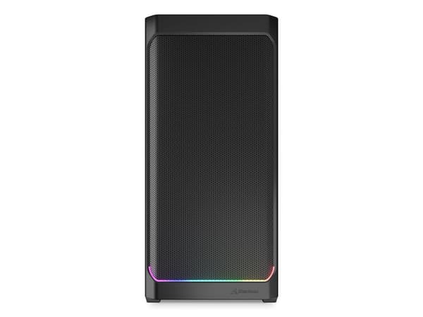 Sharkoon AK4W RGB Strip, Midi Tower, PC, Svart, ATX, micro ATX, Mini-ITX, Metall, Multi