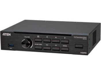 ATEN VP2120-AT-G, HDMI, USB A-tyyppi, Metalli, Musta, 60 Hz, 15 m