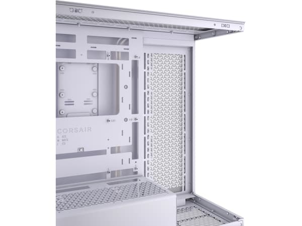 Corsair 3500X, Midi-torni, PC, valkoinen, EATX, pelaaminen, 17 cm