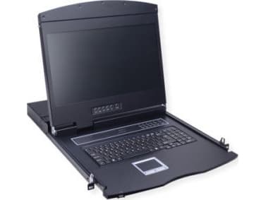 VALUE VALUE 19 KVM-switch, 8 portar, 43 cm (17) TFT (4:3), VGA, USB, engelsk tangentbordslayout (UK)