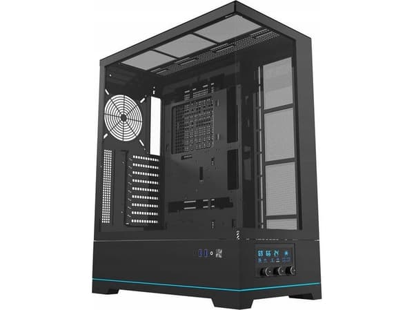 Darkflash DY451 PC-deksel uten vifte (svart)