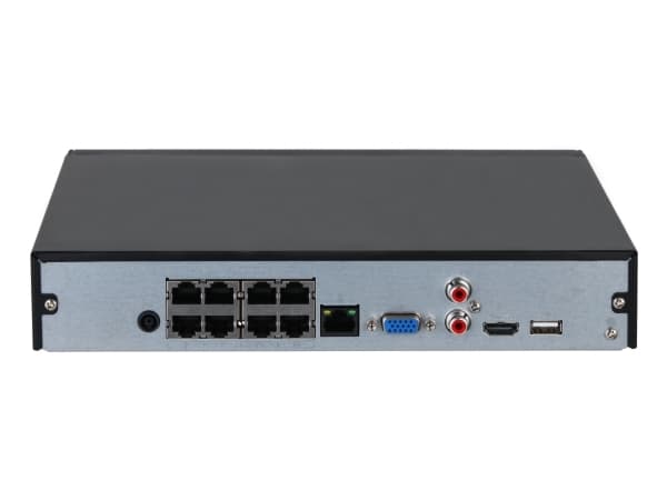 Dahua Technology Lite NVR2108HS-8P-4KS3, 4 kanaler, 3840 x 2160 pixel, 720p, 960p, 1080p, HDMI: 3840 × 2160, 1920 × 1080, 1280 × 1024, 1280 × 720 VGA