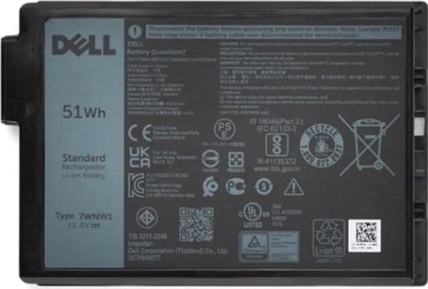 Dell - Batteri för bärbar dator - litiumjon - 4580 mAh - 51 Wh