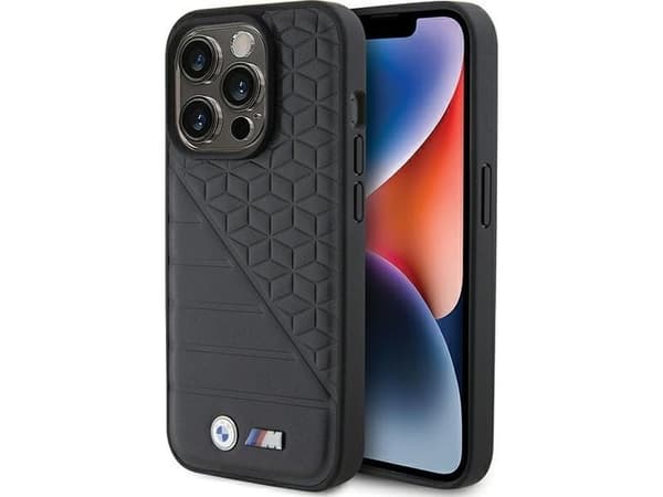 BMW BMHCP15L22PMGK iPhone 15 Pro 6.1" black hardcase Bi Pattern
