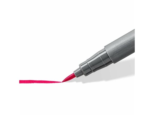 Staedtler Pigment Arts Pen, 60 farger, Flerfarget, Pensel tupp, Rund, Resirkulert plast, Vann-basert blekk