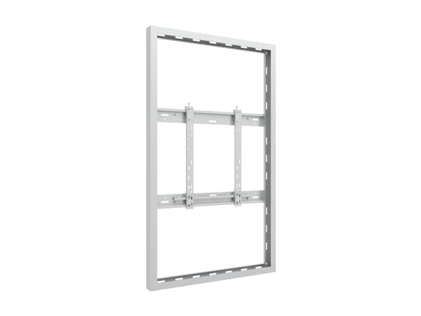 Multibrackets M Pro Series - Innhegning - smal profil - for flatpanel - medium - stål - hvit - skjermstørrelse: 55" - veggmonterbar