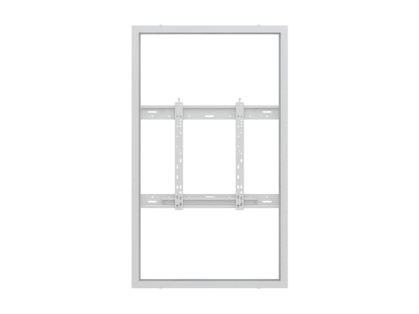Multibrackets M Pro Series - Innhegning - smal profil - for flatpanel - medium - stål - hvit - skjermstørrelse: 55" - veggmonterbar