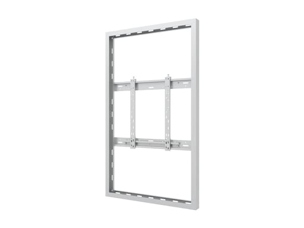 Multibrackets M Pro Series - Innhegning - smal profil - for flatpanel - medium - stål - hvit - skjermstørrelse: 55" - veggmonterbar