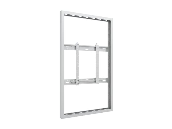 Multibrackets M Pro Series - Innhegning - smal profil - for flatpanel - medium - stål - hvit - skjermstørrelse: 55" - veggmonterbar