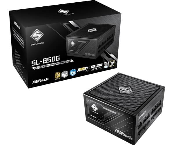 Asrock SL-850G Steel Legend, 850 W, 20+4 pin ATX, 60 cm, 120,450 mm, 60 cm, 65 cm