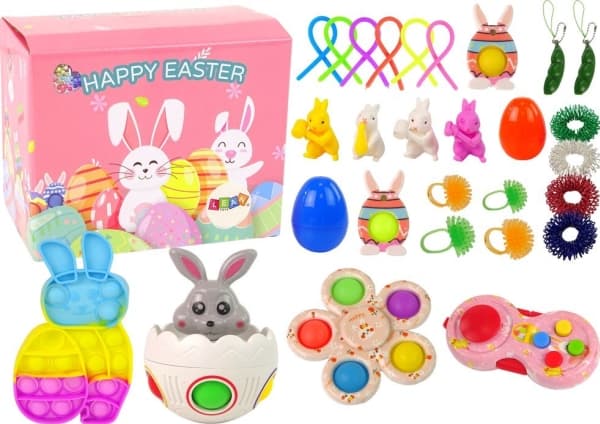 LeanToys Påsk Fidget Toys Anti-stress 29 delar