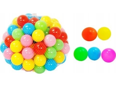 LeanToys Fargerike Tørre Bassengballer 50 Stk