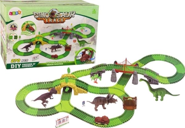 LeanToys Dinosaur Track 270 deler Tilbehør