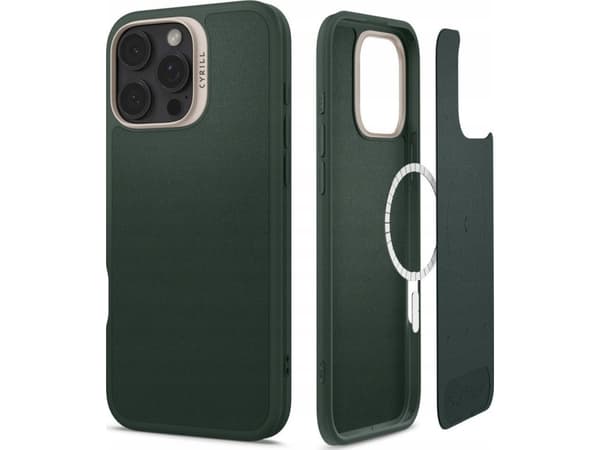 CYRILL Kajuk Mag Case iPhone 16 Pro Forest Green, Cover, Apple, iPhone 16 Pro, 16 cm (6.3"), Green