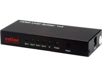 Roline ROLINE 4K HDMI videosplitter, 4-høyttalere