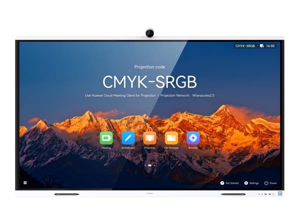Huawei IdeaHub S2, 190.5 cm (75"), 3840 x 2160 pixels, 4K Ultra HD, Direct-LED, 16 ms, 1.5 mm