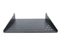 Miniatyrbild 3 av 3: Intellinet 19" Cantilever Shelf, 2U, 2-Point Front Mount, 400mm Depth, Vented, Max 25kg, Black, Three Year Warranty - Hylla för rack - svart, RAL 900