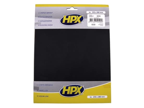 HPX sandpapper p600 - 4 st.