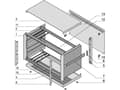Pikkukuva 4 / 4: nVent SCHROFF 24576001 Kaappi 155,5 x 266 1 kpl 1 kpl