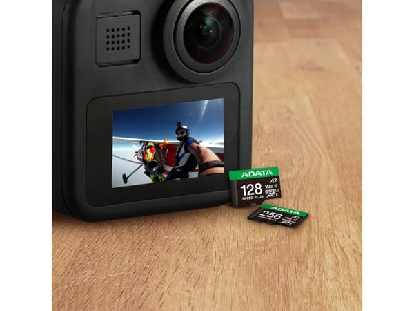 ADATA Speed Plus MicroSDXC 256 GB Klasse 3 UHS-I/U3 A2 V30-kort (UD256GUI3V30A2SP-RA1)