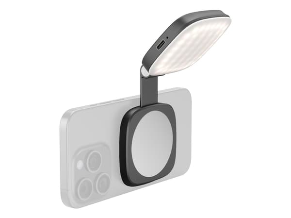 SmallRig 4656, Selfie-lampa, Svart, Akrylnitrilbutadienstyren (ABS), Polykarbonat, Zink, Varje varumärke, 2 År, LED