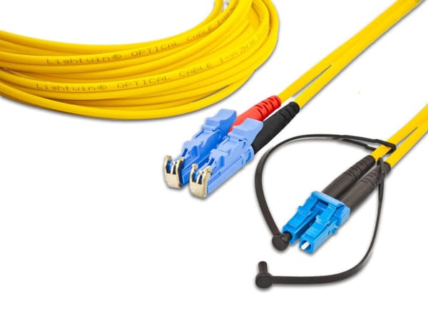 Lightwin LDP-09 LSH-LC 3.0 InfiniBand och fiberoptisk kabel 3 m E-2000 (LSH) Blå, Gul
