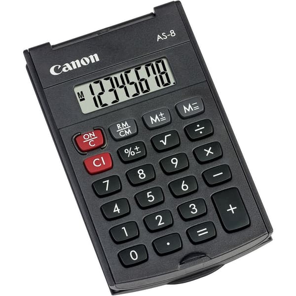 Canon AS-8 miniräknare Ficka Display Grå