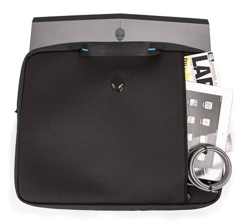 Alienware 460-BCBS väskor bärbara datorer 33 cm (13") Överdrag Svart, Grå