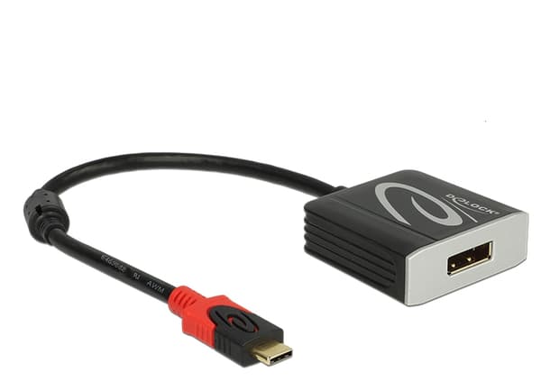 DeLOCK 63312 USB-grafikadapter 4096 x 2160 pixlar Svart Svart