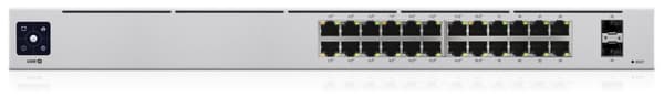 Ubiquiti UniFi 24-Port PoE hanterad L2/L3 Gigabit Ethernet (10/100/1000) Strömförsörjning via Ethernet (PoE) stöd 1U Silver Silver