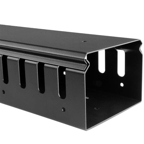 StarTech.com Vertikal kabelorganiserare med fingerkanaler - 0U - 91 cm