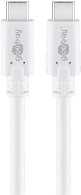 Goobay 67193 USB-kablar USB 3.2 Gen 1 (3.1 Gen 1) 0,5 m USB C Vit