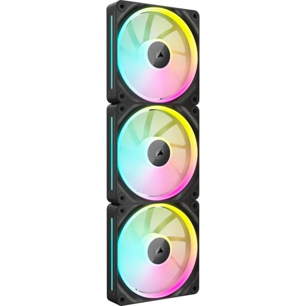 Corsair CO-9051026-WW kylsystem för dator Datorväska Fan 12 cm Svart 3 styck Svart