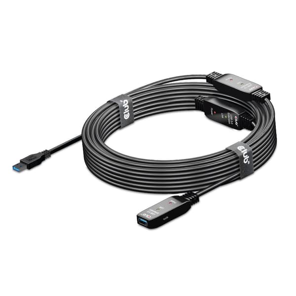 CLUB3D CAC-1406 USB-kablar USB 3.2 Gen 1 (3.1 Gen 1) 15 m USB A Svart