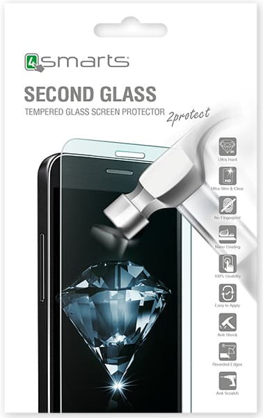 4smarts Second Glass Genomskinligt skärmskydd Samsung 1 styck
