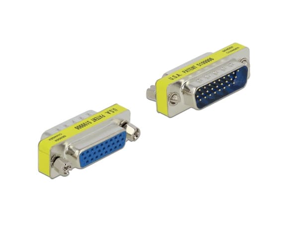 DeLOCK 65111 kabelomvandlare (hane/hona) D-Sub 26pin Silver