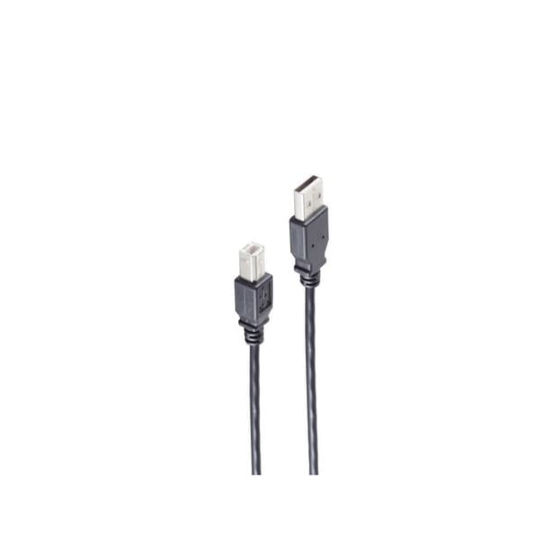 shiverpeaks BS13-23045 USB-kablar USB 2.0 3 m USB A USB B Svart