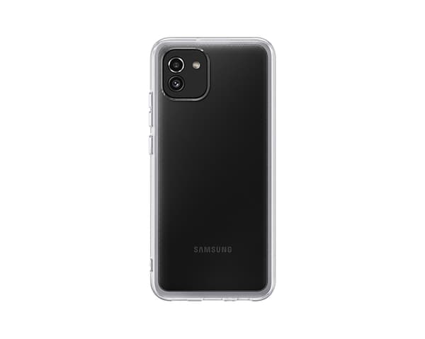 Samsung EF-QA036TTEGEU mobiltelefonfodral 16,5 cm (6.5") Omslag Transparent