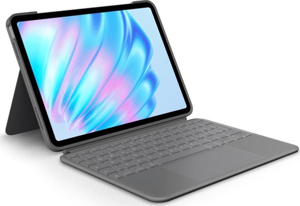 Logitech Combo Touch QWERTZ tyska Smart Connector Grå