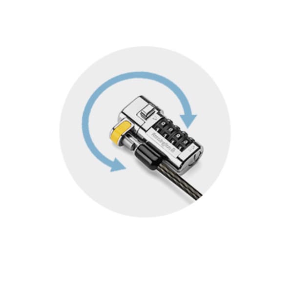 Kensington ClickSafe® Universal Combination Laptop Lock