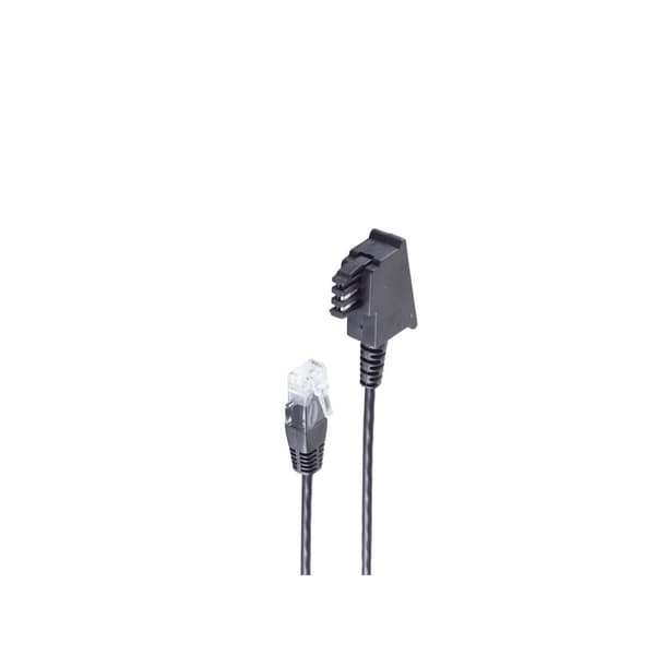 shiverpeaks BS12-09095 telefonkablar 20 m Svart