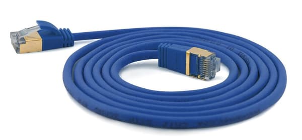 Wantec 7128 nätverkskablar Blå 0,2 m Cat7 S/FTP (S-STP)