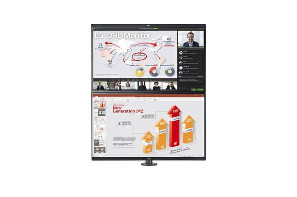 LG 27QP88DP-BS platta pc-skärmar 68,6 cm (27") 2560 x 1440 pixlar Quad HD LED Svart