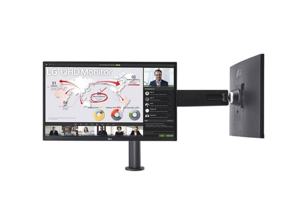 LG 27QP88DP-BS platta pc-skärmar 68,6 cm (27") 2560 x 1440 pixlar Quad HD LED Svart