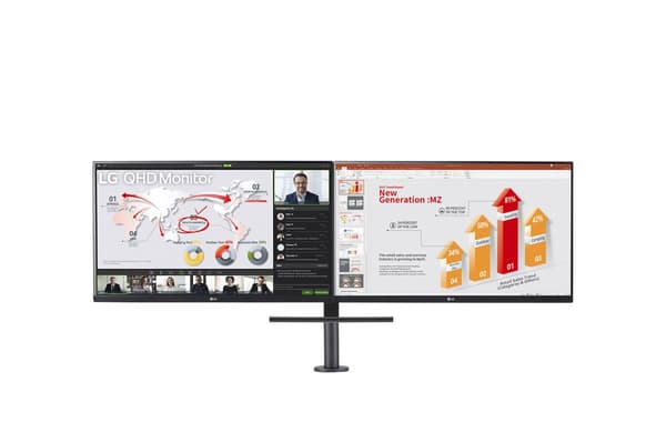 LG 27QP88DP-BS platta pc-skärmar 68,6 cm (27") 2560 x 1440 pixlar Quad HD LED Svart Svart